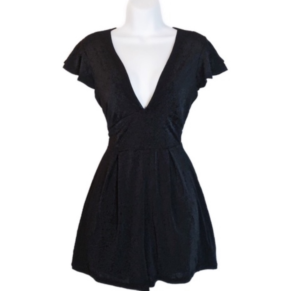 Bershka Night Out Black Romper